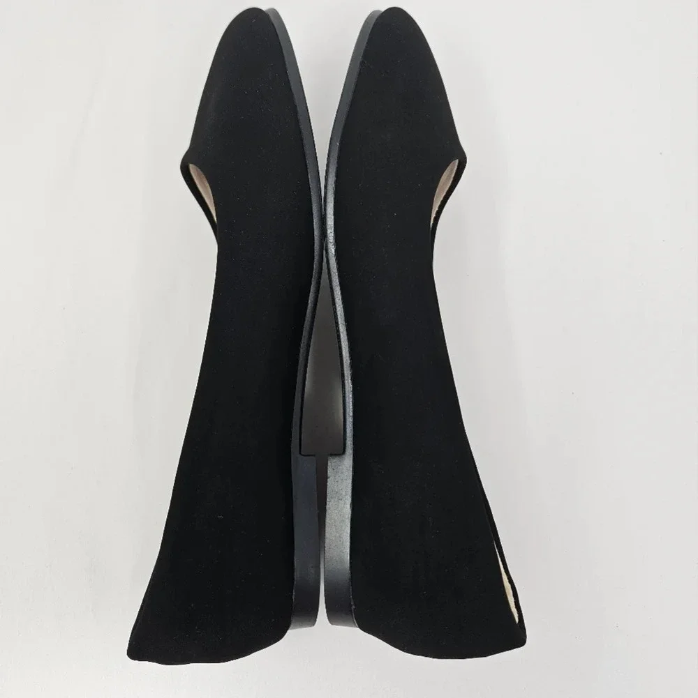 Dream Pairs Flats Shoes Kids Sz 2 Black Faux Nubuck Leather Dressy Casual